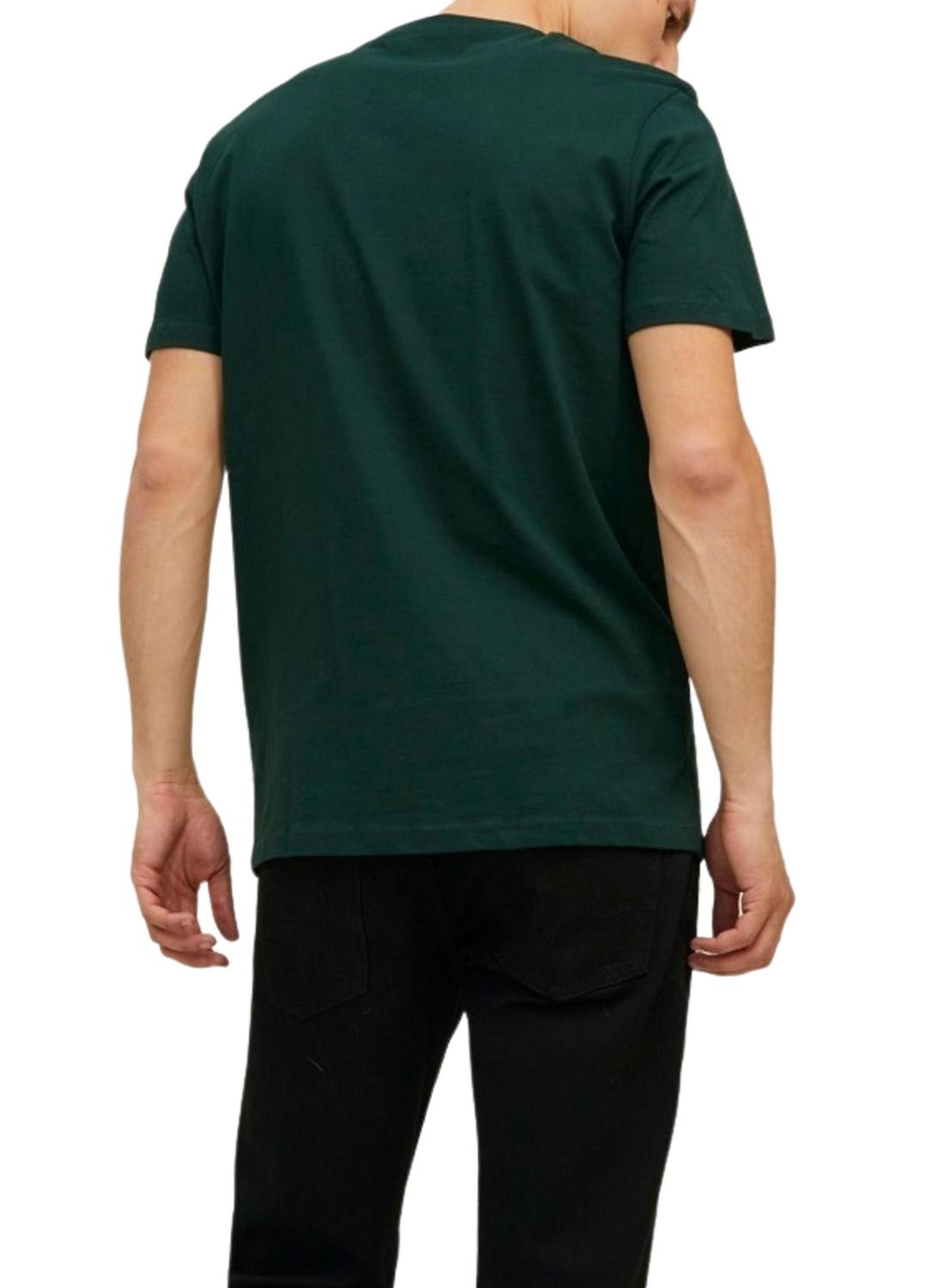 T-Shirt Jack & Jones Iron Verde per Uomo