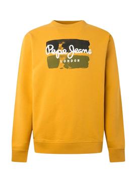 Felpa Pepe Jeans Prestyn Giallo Uomo