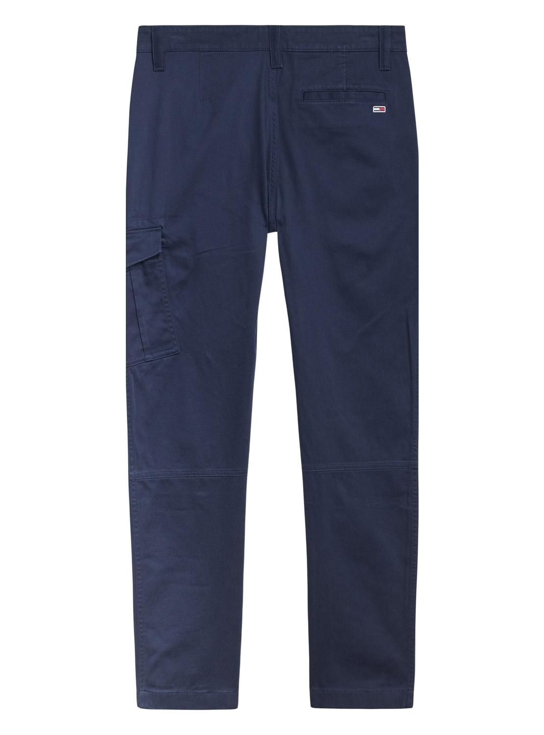 Pantaloni Tommy Jeans Scanton Blu Navy per Uomo