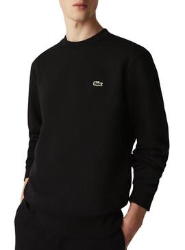 Felpa Lacoste Basic Nero per Uomo