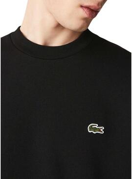 Felpa Lacoste Basic Nero per Uomo