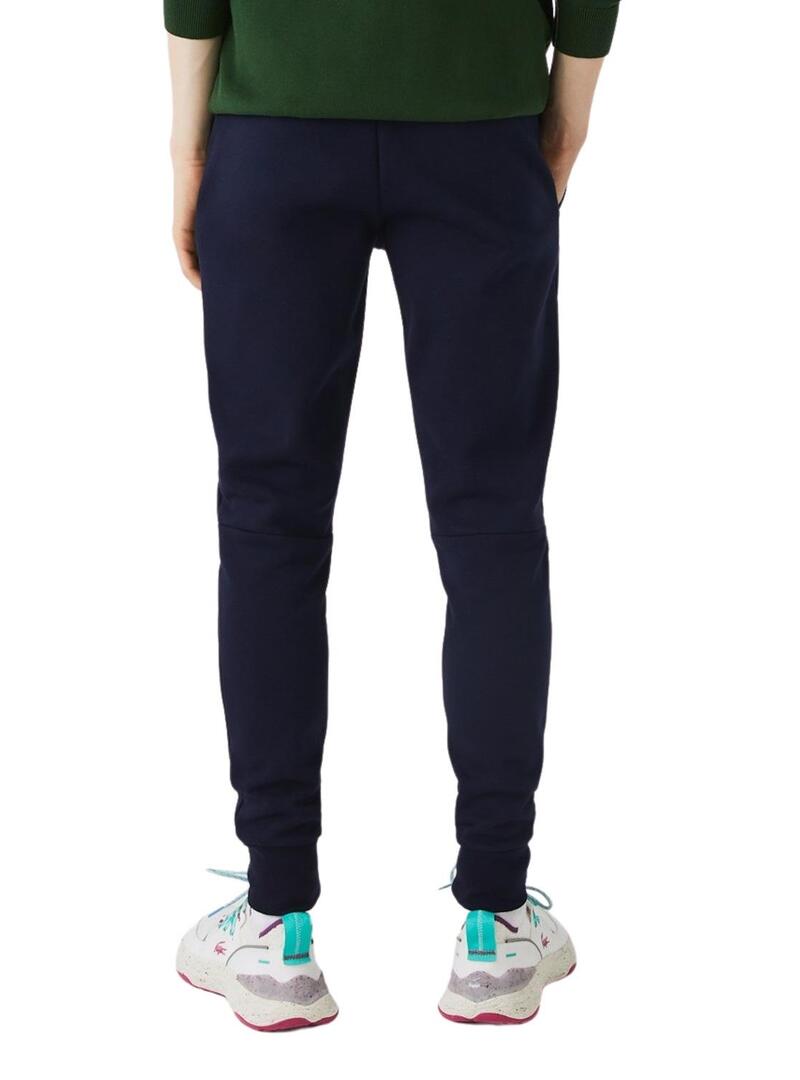 Pantaloni Lacoste Jogger Basic Blu per Uomo