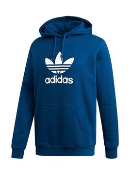 Felpe Adidas Trefoil Hoodie Blue Leyend Man