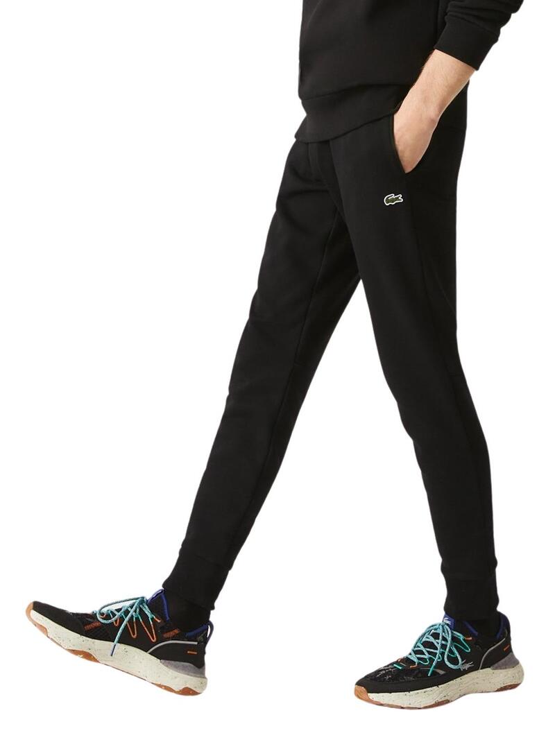 Pantaloni di Tuta sportiva Lacoste Basic Nero Uomo