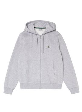 Tuta Sportiva Lacoste Hooded Grigio per Uomo