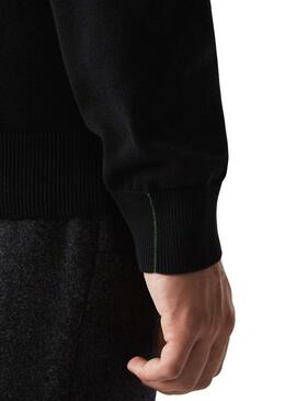 Pullover Lacoste Basic Nero per Uomo