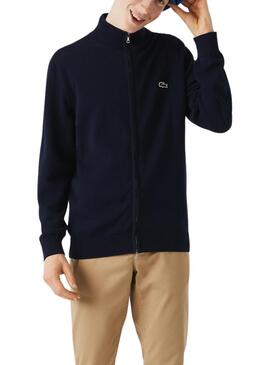 Giacca Lacoste Dolcevita Blu Navy per Uomo