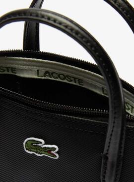 Borsa Lacoste Petit Pique Nero per Donna