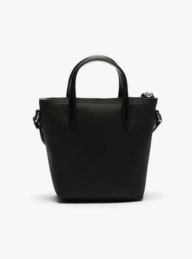 Borsa Lacoste Petit Pique Nero per Donna