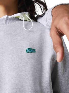 Felpa Lacoste Live Grigio Per Uomo