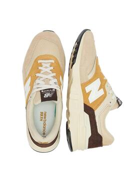 Sneaker New Balance 997 Beige per Uomo