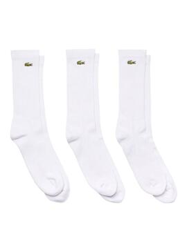 Pack 3 Calzini Lacoste Basic Biancos Uomo