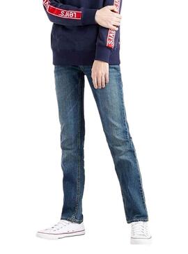 Jeans Levis 511 Slim Fit Blu Navy Bambino