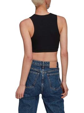 Top Adidas Cut Out Nero per Donna