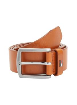 Cintura Tommy Hilfiger Denton Camel per Uomo