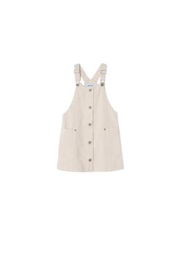 Salopette Mayoral Gonna Velluto a coste Beige per Bambina