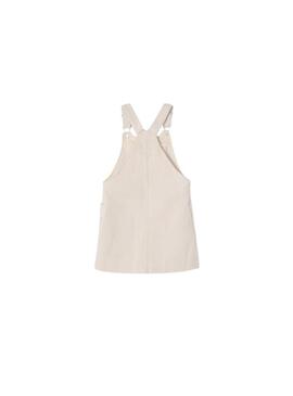 Salopette Mayoral Gonna Velluto a coste Beige per Bambina