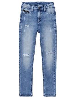 Jeans Mayoral Rotos Fit Blu per Bambino