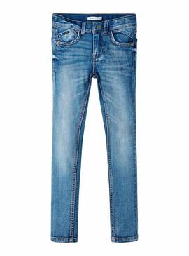 Jeans Name It Pete Skinny Fit Blu Bambino