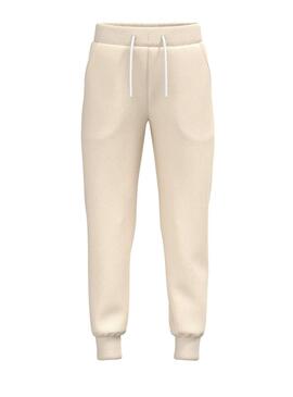 Pantaloni Name It Lena Tuta sportiva Beige per Bambina