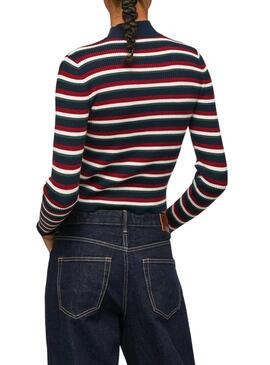 Pullover Pepe Jeans Brandi Multicolor per Donna