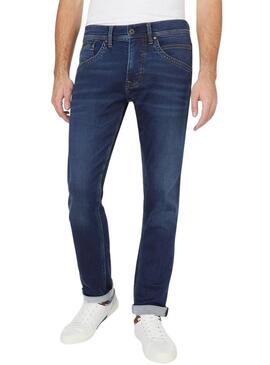 Jeans Pepe Jeans Track Slim Blu Uomo