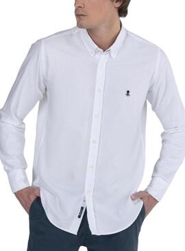 Camicia El Pulpo Oxford Bianco per Uomo