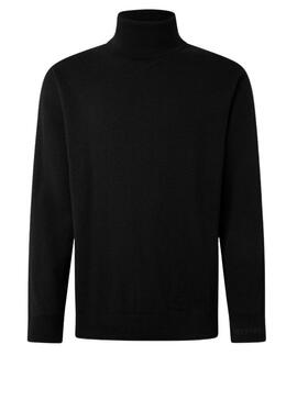 Pullover Pepe Jeans André Cuello Alto Nero Uomo