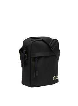 Borsa a Tracolla Fotocamera verticale Lacoste Nero Uomo