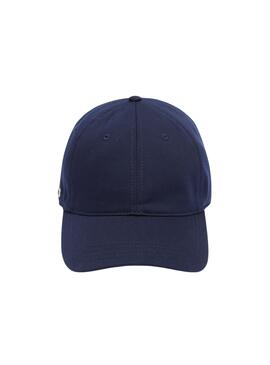 Berretto Lacoste Basic Cocodile Blu Navy Unisex