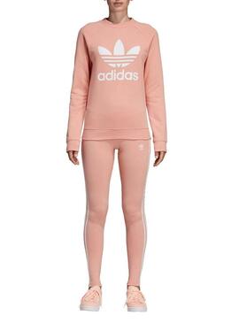 Felpe Adidas TRF Crew Rosa Donna