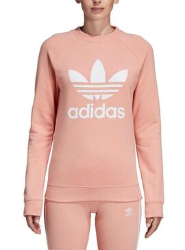 Felpe Adidas TRF Crew Rosa Donna