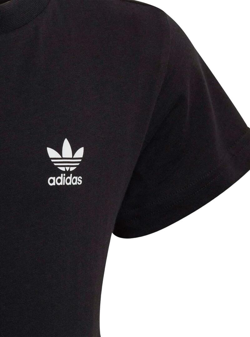 T-Shirt Adidas Trifoglio Basic Nero Unisex