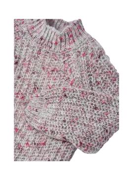 Pullover Mayoral Multicolor Rosa Relaxed per Bambina