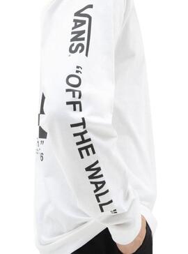 Felpa Vans Off The Wall Chack Bianco