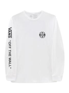 Felpa Vans Off The Wall Chack Bianco