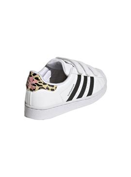 Sneakers Adidas Superstar Animale Biancos Bambina