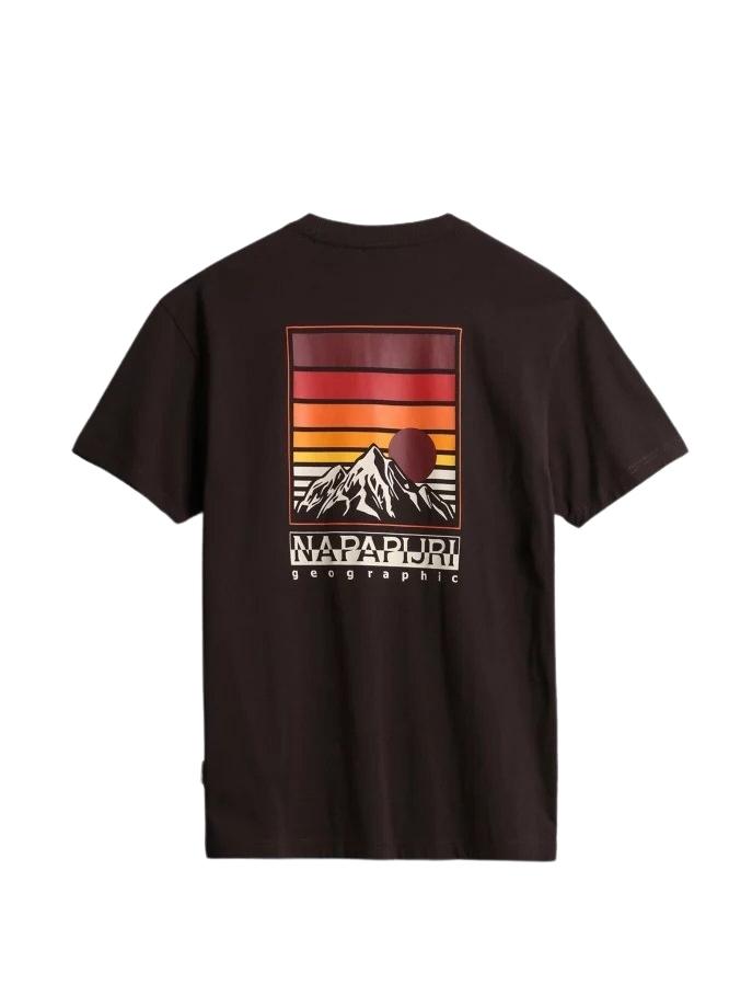 T-Shirt Napapijri Hill SS Nero Unisex