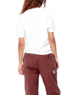 T-Shirt Carhartt Frolo Bianco per Donna