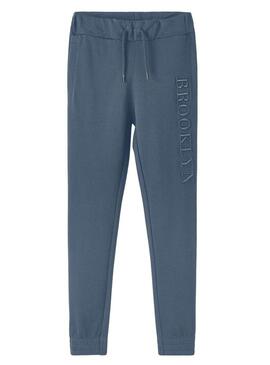 Pantaloni Name It Leino Tuta Sportiva Blu per Bambino