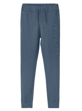 Pantaloni Name It Leino Tuta Sportiva Blu per Bambino