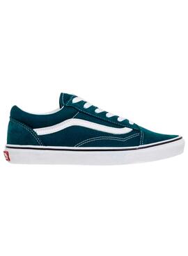 Sneakers Vans Old Skool Verde per Bambina e Bambino