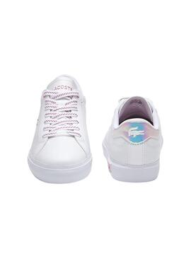 Sneakers Lacoste Powercourt Bianco per Donna