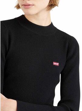 Pullover Levis Rib Batwing Nero per Donna