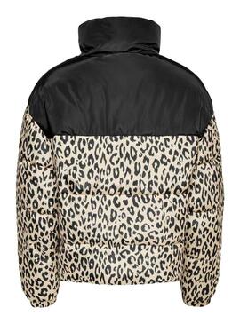 Giubbotto Only Becca Leopardo per Donna