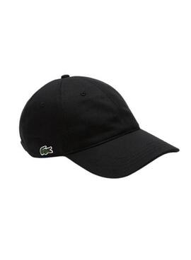 Berretto Lacoste Cotone Bio Nero Unisex