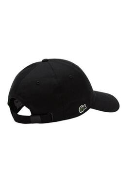 Berretto Lacoste Cotone Bio Nero Unisex