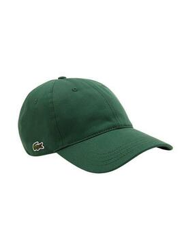 Berretto Lacoste Cotone Bio Verde Unisex