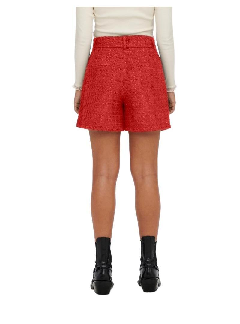 Short Only Kennedy Boucle Arancione per Donna