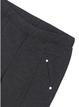 Pantaloni Mayoral Long Knitted Roma Grigio per Bambina